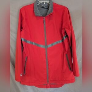 Holloway size large ladies red/gray jacket